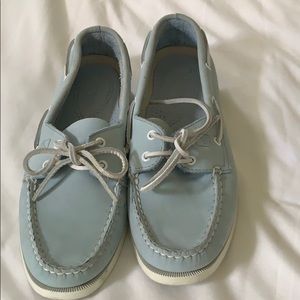 Baby Blue Sperry Boat Shoes
